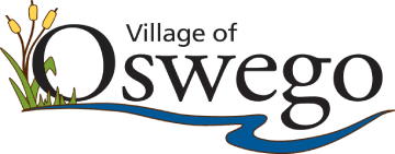 Village of Oswego logo with reeds and river