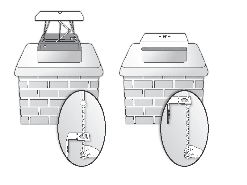 Top Mounted Damper with Handle